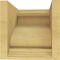 Ekena Millwork 8"W x 8"D x 8"H Wide Scroll Rough Cedar Woodgrain TimberThane Corbel, Primed Tan CORUR08X08X08SCRRCPR - alternate 6